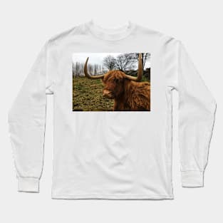 Scottish Highland Cattle Cow 2172 Long Sleeve T-Shirt